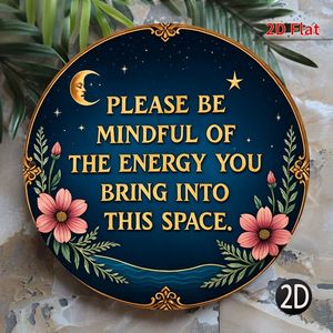 Decoración de Ramadán, Arte Islámico <span class=keywords><strong>para</strong></span> Pared con Frase Inspiradora: Ten Cuidado con la Energía <span class=keywords><strong>que</strong></span> Traes a Este Espacio, Hogar Espiritual - Product Image 5