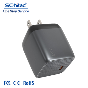 Nuevo cargador de portátil compacto de 45W de moda, cargador USB C mini portátil de carga rápida para iPhone, Samsung, Android, teléfono, tableta y portátil. - Product Image 1