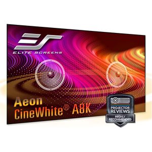 Ecrans Elite Aeon CineWhite A8K 150 \ "Diag 16:9 Aspect Ratio ISF Certifié 8K Ultra HD Home Cinéma Cadre PVC Blanc Mat - Product Image 1