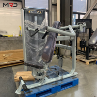 Máquina de Press de Hombros para Entrenamiento de Fuerza en Pecho, Espalda y Brazos, Equipo de Ejercicio con Resistencia Ajustable