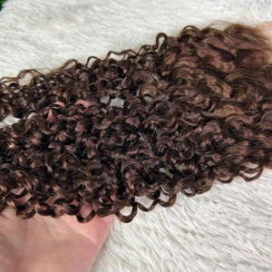 ผมต่อแบบ Pixie Closure 4x4 แบบ Super Double Drawn ลอนหยิกสวย ขายส่งราคาถูก 12a ผมแท้ 100% - Product Image 5