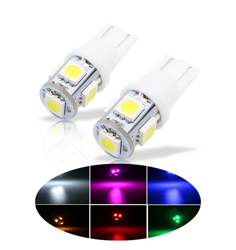 Pack 10 Bombillas LED T10 W5W CANBUS 12V – Luz Interior Y Matrícula Para Coche (Amarillo)