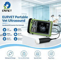 EUR VET Portable Handheld Vet Ultrasound dengan Mode Musim Dingin Satu Tombol, Desain Tahan Air & Bodi Ringan untuk Kemudahan Pengoperasian di Lapangan.
