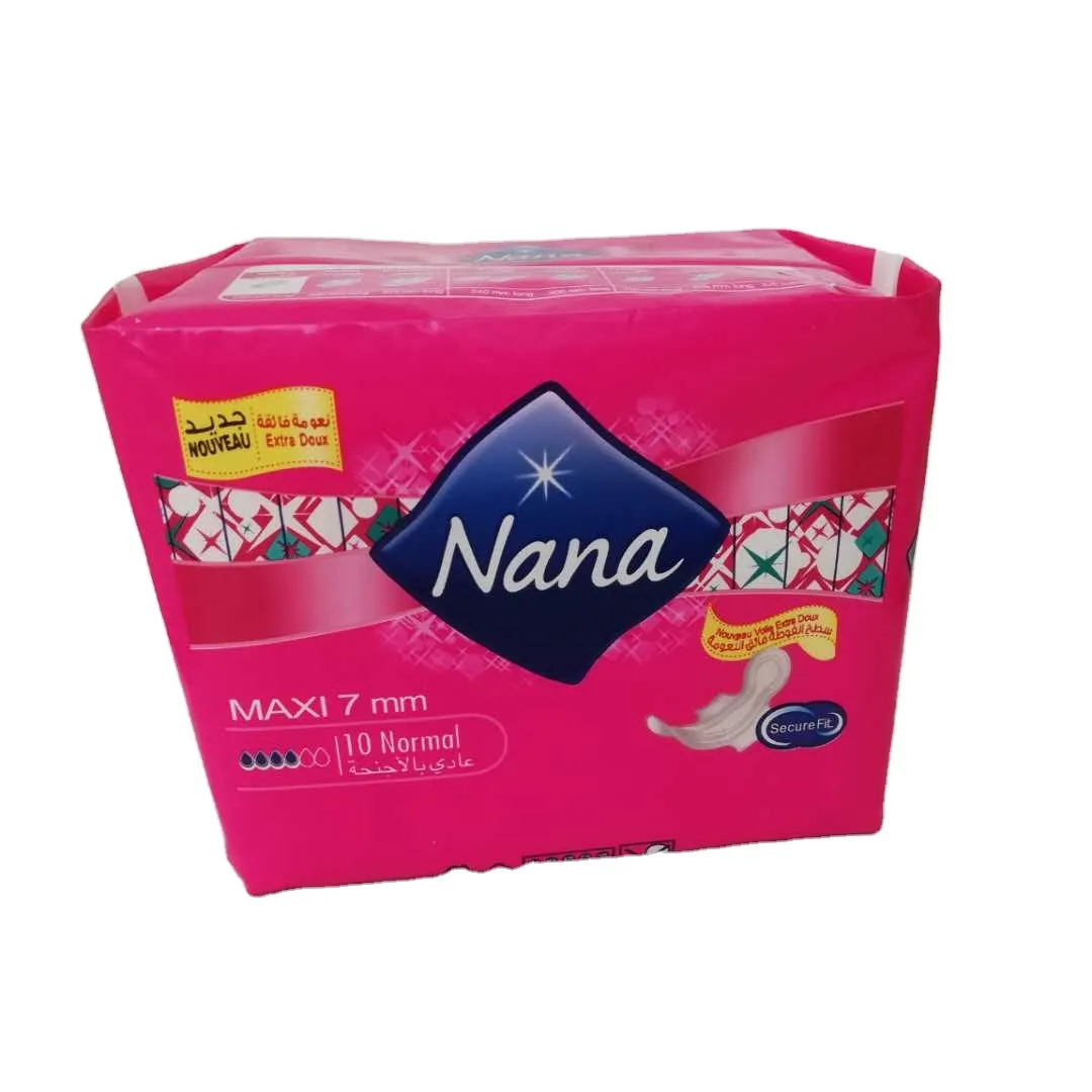 Wholesale cotton pads grade b women feminine disposable hygiene products sanitary napkin