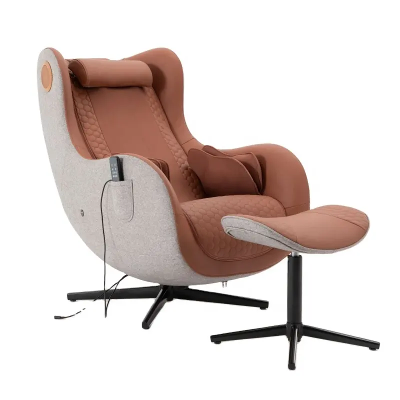 HJ домашний мяч дизайн с оттоманкой кресла для гостиной кожаный диван Электрический вращающийся стул для отдыха массажные кресла
