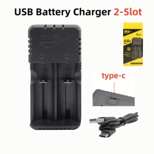 Chargeur USB double port de type C pour montre connectée, appareil photo, haut-parleur - Protection contre les surcharges <span class=keywords><strong>à</strong></span> démarrage zéro tension, affichage LED - Product Image 1