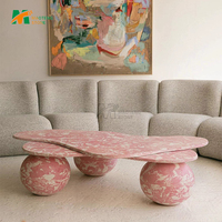 Table basse en marbre MTSTONE, style unique et luxueux, ensemble de tables basses pour salon, meubles de salon, table basse d'appoint pour l'intérieur d'un appartement