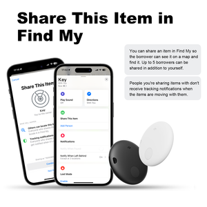 Rastreador Inteligente Anti-Pérdida de Plástico con Diseño Find My, RF-WiFi, Aplicación para Teléfono, Batería Reemplazable y Silbato, Sin Cuotas Mensuales - Product Image 4