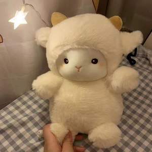 Mignon Pok petit mouton peluche poupée Super doux peluche PP coton remplissage lit oreiller de couchage couette cadeau d'anniversaire pour les filles - Product Image 2