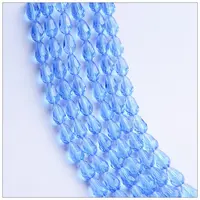 Beads Loose Hot Sale Straight Hole Water Drop Beads High Quality Teardrop Shape Crystal Glass Loose Beads For Jewelry Making