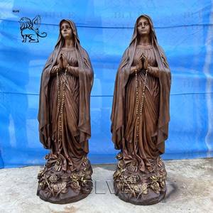 Candelabro Grande de Metal para Iglesia, Candelabro Religioso de Cobre para Casa Sagrada, Altar de Mármol, Tabernáculo de Bronce con Estatuas de Santos - Product Image 6