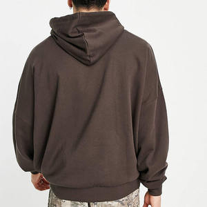 Custom Logo High Quality Cotton Blank Hoodie Fleece Heavyweight Oversized <b>Zip</b> <b>up</b> Hoodies - Product Image 2