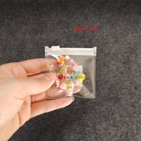 Sacs à fermeture éclair transparents en PVC recyclables imprimés en héliogravure, petits, pour emballage de bijoux personnalisés, vente en gros 2022