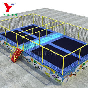 <span class=keywords><strong>Trampoline</strong></span> de saut Rectangle pour enfants, équipement de parc d'attractions en plein air, bon marché, modèle certifié CE, à vendre - Product Image 1