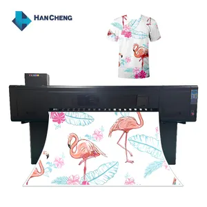 1.9m 4 têtes machine d'impression numérique sur tissu textile grande imprimante à sublimation pour t-shirts