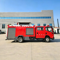 Camion-citerne diesel de sauvetage mini neuf 4x2, fabriqué à Hubei, 4000 litres, 150-250 CV, transmission manuelle, camion de lutte contre l'incendie, excellent état