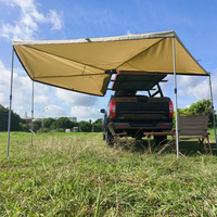Ventes directes d'usine 2m/2.5m extérieur Anti uv Camping auvent auvent côté voiture auvent 270 degrés étanche abri soleil bâche