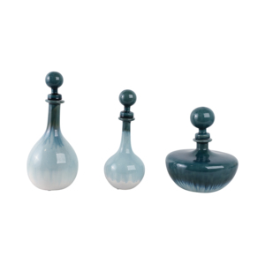 Set di vasi in ceramica per decorazioni per la casa, soggiorno, camera da letto, ufficio, tavolo, vaso per fiori in gres. - Product Image 4