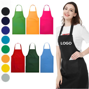 Tabliers <span class=keywords><strong>de</strong></span> <span class=keywords><strong>cuisine</strong></span> unisexe en coton et polyester avec 2 poches, pour chef, écologiques, durables, personnalisables (logo et taille), pour la <span class=keywords><strong>cuisine</strong></span> - Product Image 1