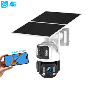 Ubox EU 4G Kim Loại 3MP + 3MP 36X Zoom Quang Học Ống Kính Kép Năng Lượng Mặt Trời Máy Ảnh 15600MAh An Ninh Máy Ảnh PIR Phát Hiện Chuyển Động Ánh Sáng Còi Báo Động Ip66 - Product Image 1