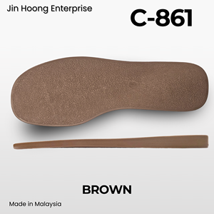 Pantuflas Jin Hoong para Mujer, Ligeras, Duraderas, Antideslizantes, de PVC, con Suela Marrón de 15 mm de Grosor, Resistentes al Agua, Modelo C-861 - Product Image 3