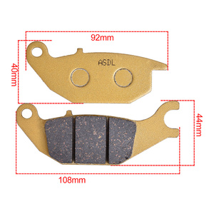 Pièces détachées pour moto FA343, plaquettes de frein neuves pour <span class=keywords><strong>Honda</strong></span> CBR125 <span class=keywords><strong>Monkey</strong></span> Z <span class=keywords><strong>125</strong></span> XL125 CBR150R pour Yamaha Tricity <span class=keywords><strong>125</strong></span> - Product Image 2