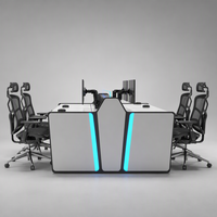 Console d'opérateur, bureau de contrôle industriel, consoles NOC, mobilier de salle de contrôle de centrale électrique, poste de travail de centre de commande