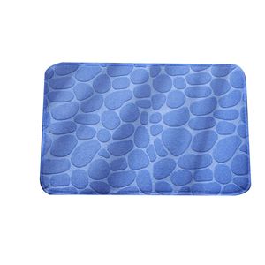 Tapis de sol en polaire corail Cangming N626, couleur unie, lavable, moderne et simple, pour salle de bain, avec copyright - Product Image 4