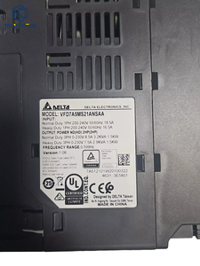VFD7A5MS21ANSAA ไดรฟ์ปรับความถี่ได้ ตัวควบคุมความเร็วมอเตอร์ AC แบบ 3 เฟส ตัวแปลงความถี่ปรับได้สำหรับอุตสาหกรรม - Product Image 1