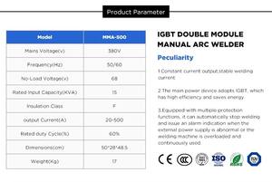เครื่องเชื่อม Lanling 2025 รุ่นใหม่ <span class=keywords><strong>380V</strong></span> แบบแมนนวล Mig MMA TIG 3-in-1 กำลังไฟ 500A - Product Image 3