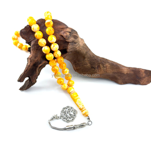 Top Grade Dubai 10mm Blanco-Púrpura Mixto Ámbar <span class=keywords><strong>Tasbih</strong></span> Combo Set - 51 Cuentas, Ideal para la oración de Ramadán y regalos - Product Image 6