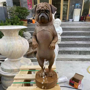 Statue de chien labrador en bronze, Bailey En vente sur
