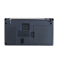 Radio portátil de estilo vintage AM FM SW de 3 bandas, con alimentación dual AC/DC, altavoz incorporado, antena telescópica, radio para el hogar y para personas mayores.