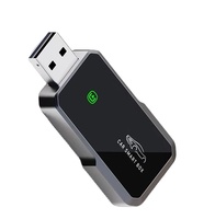 Adaptateur CarPlay sans fil Fuallwin, USB Plug & Play, double connexion Wi-Fi 5 GHz pour Apple iPhone et Android, garantie 1 an