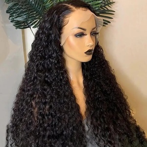 Raw Indian Loose <strong>Deep</strong> <strong>Wave</strong> Wig 30 Inch Curly <strong>Deep</strong> <strong>Wave</strong> Full Lace Human Hair Wig 180 Density 13X6 <strong>Deep</strong> <strong>Wave</strong> Lace Front Wigs - Product Image 4