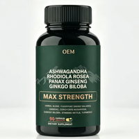 OEM/ODM Résine de Shilajit Pur de l'Himalaya 1000mg, Supplément Or, Marque Privée, Sans Gluten, Extrait Végétal Naturel pour Adultes