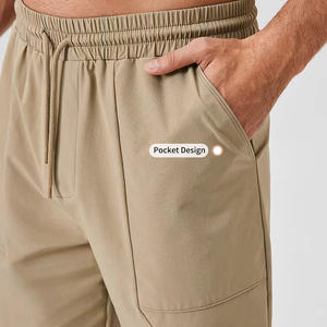 <span class=keywords><strong>Pantalon</strong></span> <span class=keywords><strong>de</strong></span> <span class=keywords><strong>jogging</strong></span> respirant à séchage rapide personnalisé poche arrière cachée avec fermeture éclair <span class=keywords><strong>pantalon</strong></span> <span class=keywords><strong>de</strong></span> gym pour hommes à taille élastique avec cordon <span class=keywords><strong>de</strong></span> serrage - Product Image 6