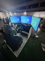 Simulador de Prueba de Conducción de Automóviles, Maquinaria de Construcción, Equipo de Práctica Realista para Operar Excavadoras, Bulldozers, Cargadoras y Camiones