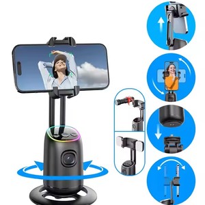 Trípode de seguimiento facial automático barato rotación de 360 grados soporte de teléfono de disparo inteligente AI para transmisión en vivo Video Selfie Stick Gimbal - Product Image 1