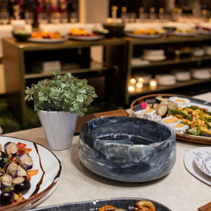 Tazón para Servir de Resina Hecho a Mano Moderno, Disponible en Grandes Cantidades, Ligero, Ecológico, No Tóxico, Acabado Liso, Uso Multiusos - Product Image 2