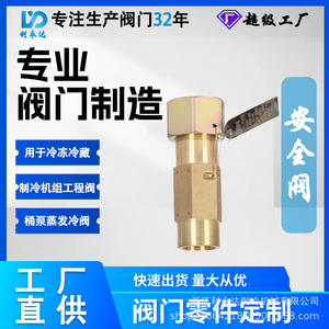 Liyongda Spring-Loaded Brass <b>Safety</b> <b>Valves</b> for Medium-Pressure Systems for Water Oil Gas in Refrigeration Units - Product Image 5