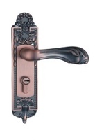 Suministro de material de aleación de aluminio Cerradura de puerta de panel con llave Inserto de acero inoxidable Cerradura de panel residencial de hotel Cerradura de manija