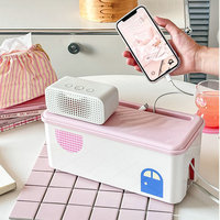 Boîte de dissimulation de câbles de taille moyenne pour dissimuler les multiprises sur le bureau ou au sol, organisateur de câbles pour téléviseur ou ordinateur