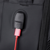 Tas Ransel Kapasitas Besar Baru untuk Pria, Tas Laptop Bisnis Multifungsi dengan Port Pengisian Daya USB