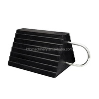 Cales de roue robustes en caoutchouc noir de marque BTB, modèle BTB-WHC010, capacité 4000 kg, non assemblées, pour voitures, camions et remorques
