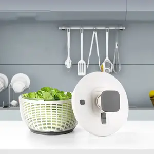 Besafe dehidrator sayuran Manual, Mesin cuci Salad buah sayuran tipe-dorong dapur untuk mencuci dan pengeringan
