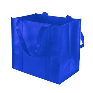 Sac de courses en tissu non tissé imprimé personnalisé avec logo, 20 kg, prix compétitif, pour la vente au détail, emballage alimentaire vierge, Superet - Product Image 5