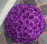 Ensemble de boules de fleurs suspendues de haute qualité - Fleurs artificielles pour mariages, anniversaires, décorations d'hôtels