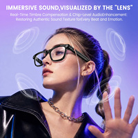 Lunettes IA avec caméra 8MP, enregistrement vidéo 1080P, traduction IA, appels Bluetooth, modèle M08T