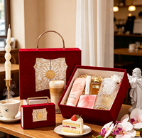 Boîte cadeau rigide avec logo personnalisé en relief |   Boîte vide haut de gamme pour cadeaux d'anniversaire, de fiançailles et de mariage, en matériaux recyclés